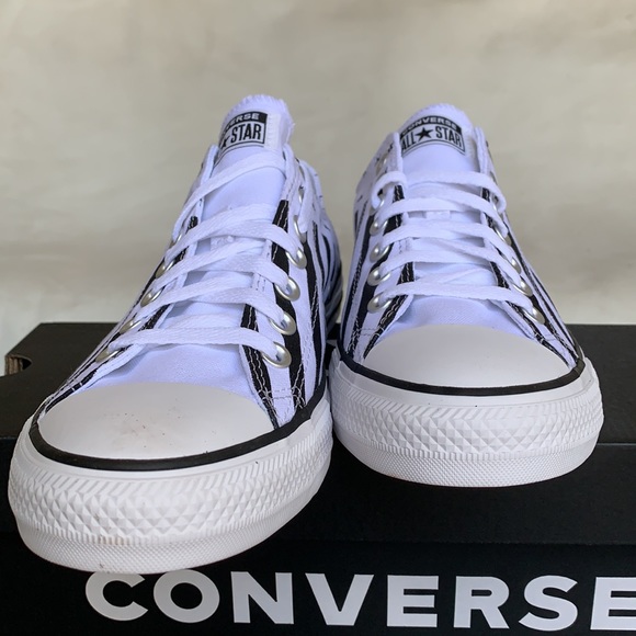 CONVERSE CTAS OX WHITE/BLACK/WHITE MENS - Picture 8 of 15